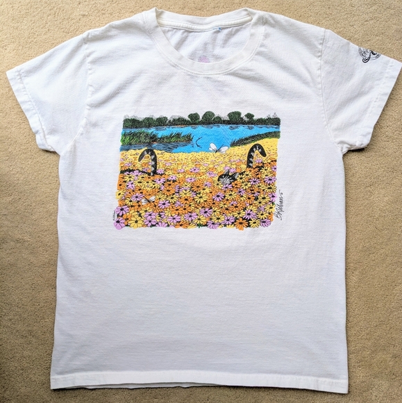 crazy shirts Tops - Crazy Shirts × Streetwear × VintageVintage Y2K B Kliban Cats Daisy Meadow